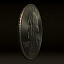 quarter dollar coin 3d model