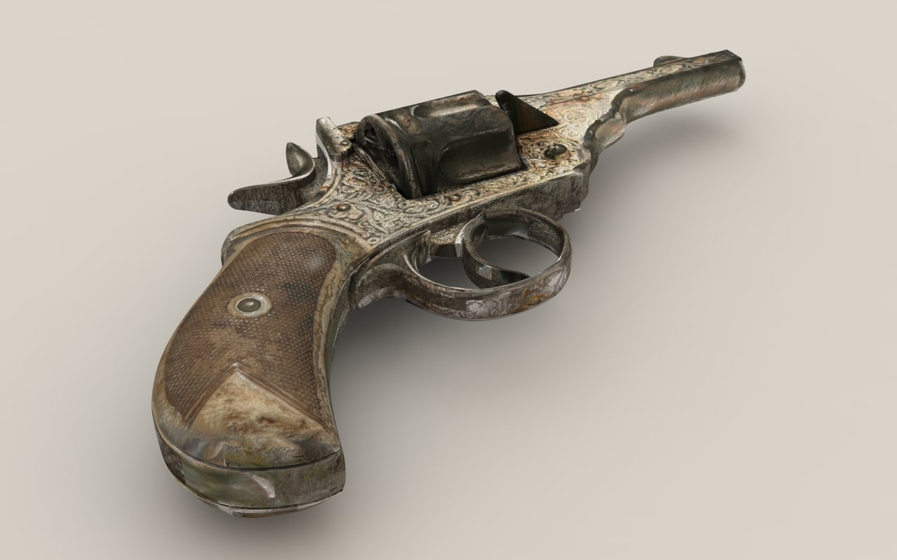 gun old 3d model