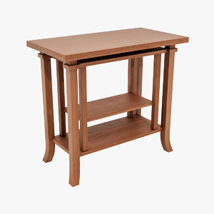 3d design coonley end table model