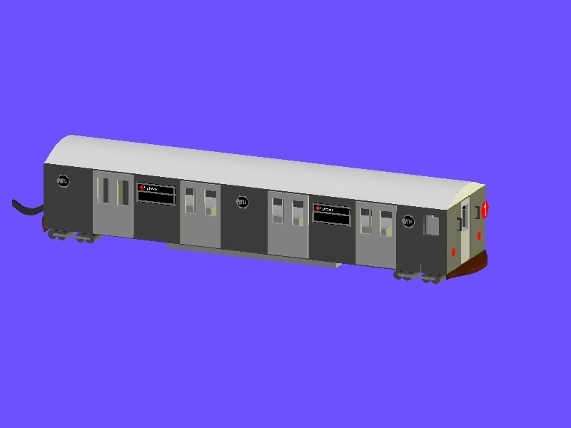 3d nyc subway train model
