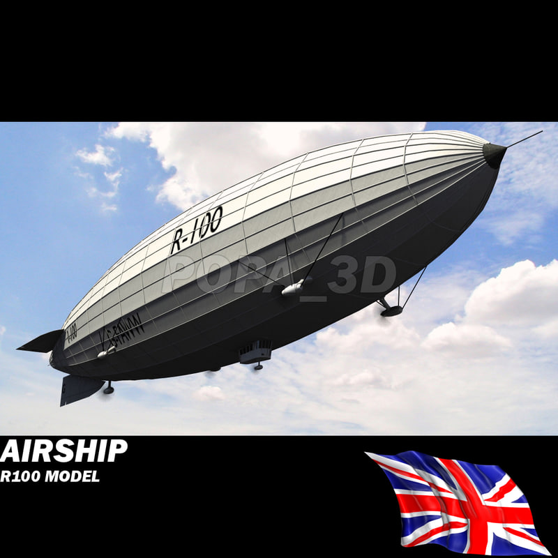 R 100 Airship British Air Max