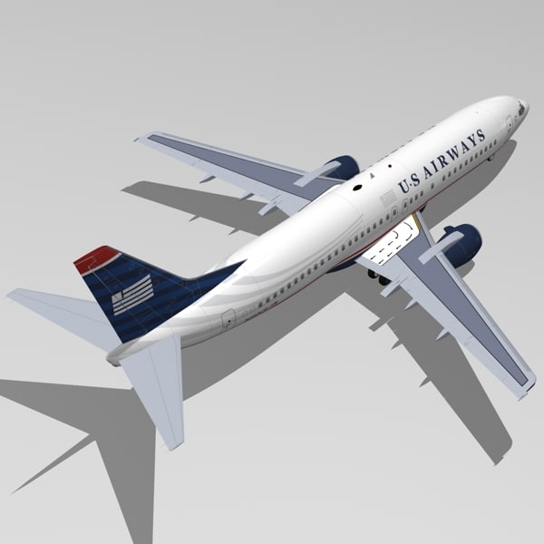 3d B 737-400 Airways Model