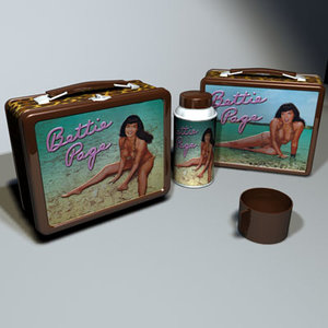 3d 3ds betty page lunchbox 01