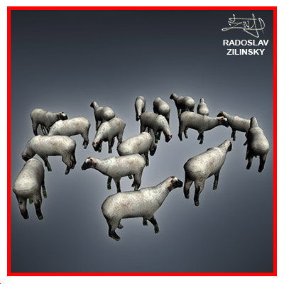 blender sheep model 3d free sheep herd max 3ds