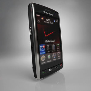 blackberry storm 9500 mobile phone 3d max