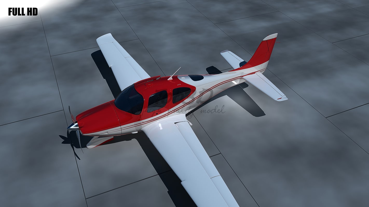 3d Model Sr22 Cirrus