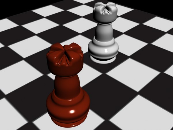 国际象棋车3d模型