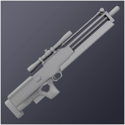 Sniper Wa 2000 3d Model