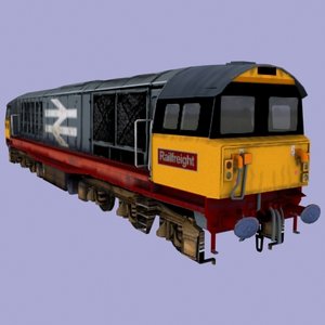 british rail class 58 3d max