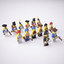 rigged lego pirate minifigs 3d 3ds