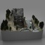 watermill scene 3d model