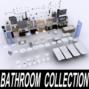 3dsmax bathroom furniture bathtub