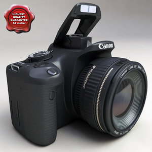 3ds max canon eos450d modelled