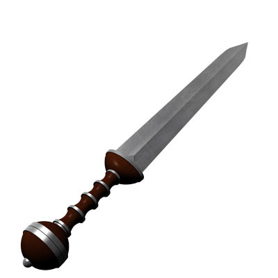 3d roman gladius sword