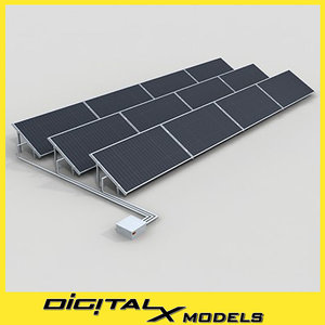3ds max solar panels