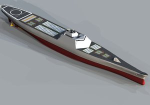 3d model arsenal ship