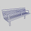 3d model bench