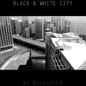 black white definition city 3d model