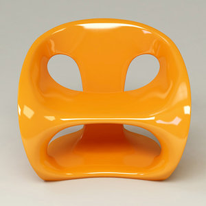 3d model hara chair design