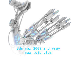 free robotic weapon arms - 3d model