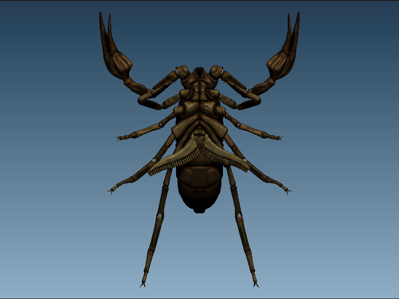 3d model scorpion