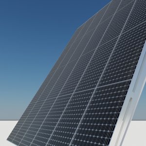3d pv tracker solar panel