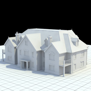 3ds max great manor house