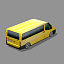 8 minibus van 3d model