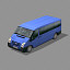 8 minibus van 3d model