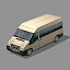 8 minibus van 3d model