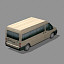8 minibus van 3d model