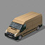 8 minibus van 3d model