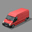 8 minibus van 3d model
