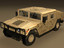 humvee military jeeps 3d max