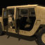 humvee military jeeps 3d max
