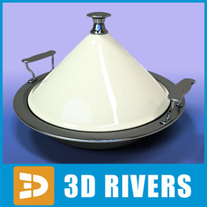 3d dish cover model