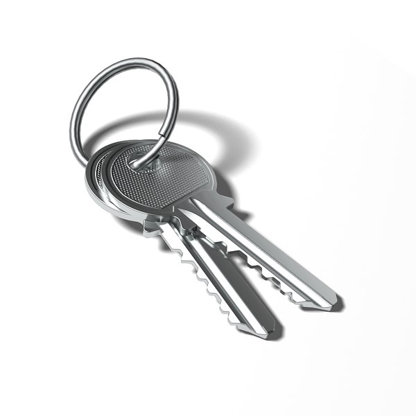 3d model of keys