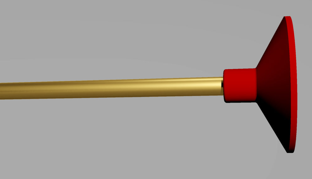 rubber arrow 3d model