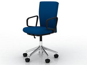 3d vitra office chair