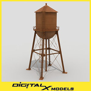 water tower 2 3d 3ds