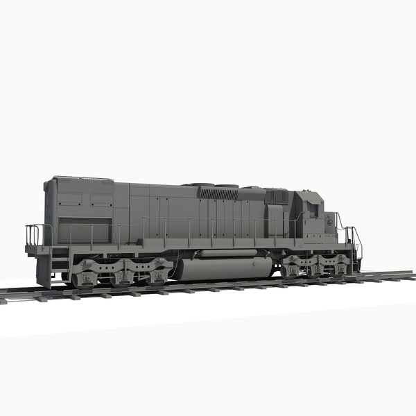 train railway 3d model