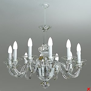 chandelier lamp 3d model