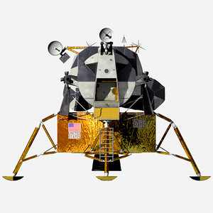 3ds lunar landing module