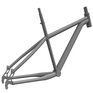 3d model bike frame