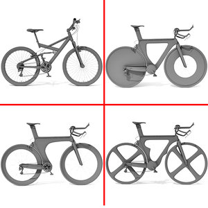 4 bikes 3d model