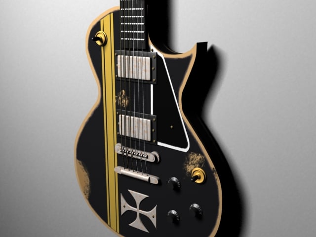 james hetfield signature guitar iron cross