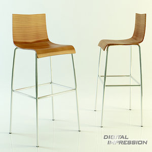 3d model of place chair