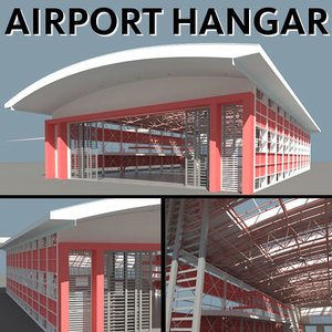 3d model hangar