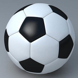 3d model football ball