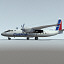 3d 3ds aircraft an-24 transport cubana